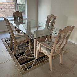 5 Pc dining table and chairs