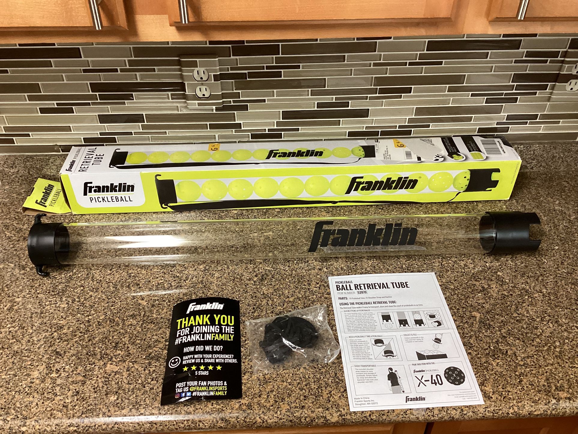 Pickleball Retrieval Tube- Franklin. (G)