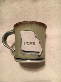 Hill Creek Pottery Hand made "Missouri" Home State Mug