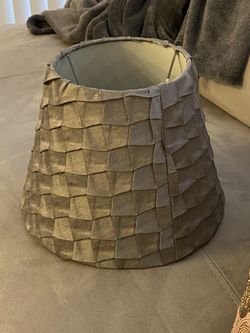 Grey lamp shade
