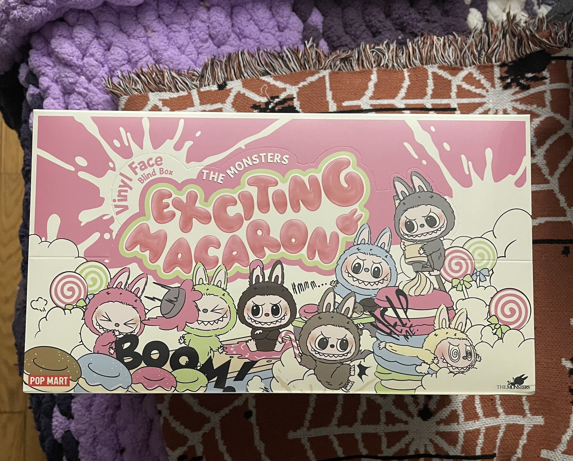 Labubu Exciting Macaron Pop Mart The Monsters Sealed Case