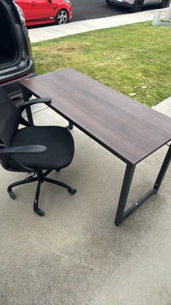Table and chair