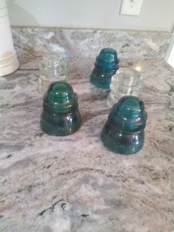 Vintage Glass Electric Caps