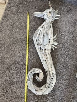 Large Driftwood Seahorse