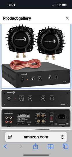 Dayton Audio BSK2 Dual Bass Shaker Couch Kit