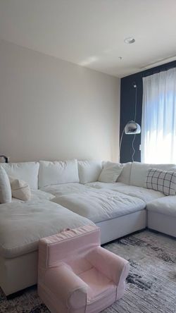 White Cloud Sectional Sofa – 8-Piece Set