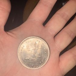 1979 Mexican 1 ounce silver coin