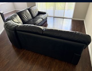 Black Sectional Sofa . Price Including Delivery