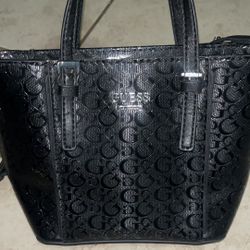 Black Mini Guess Crossbody Bag