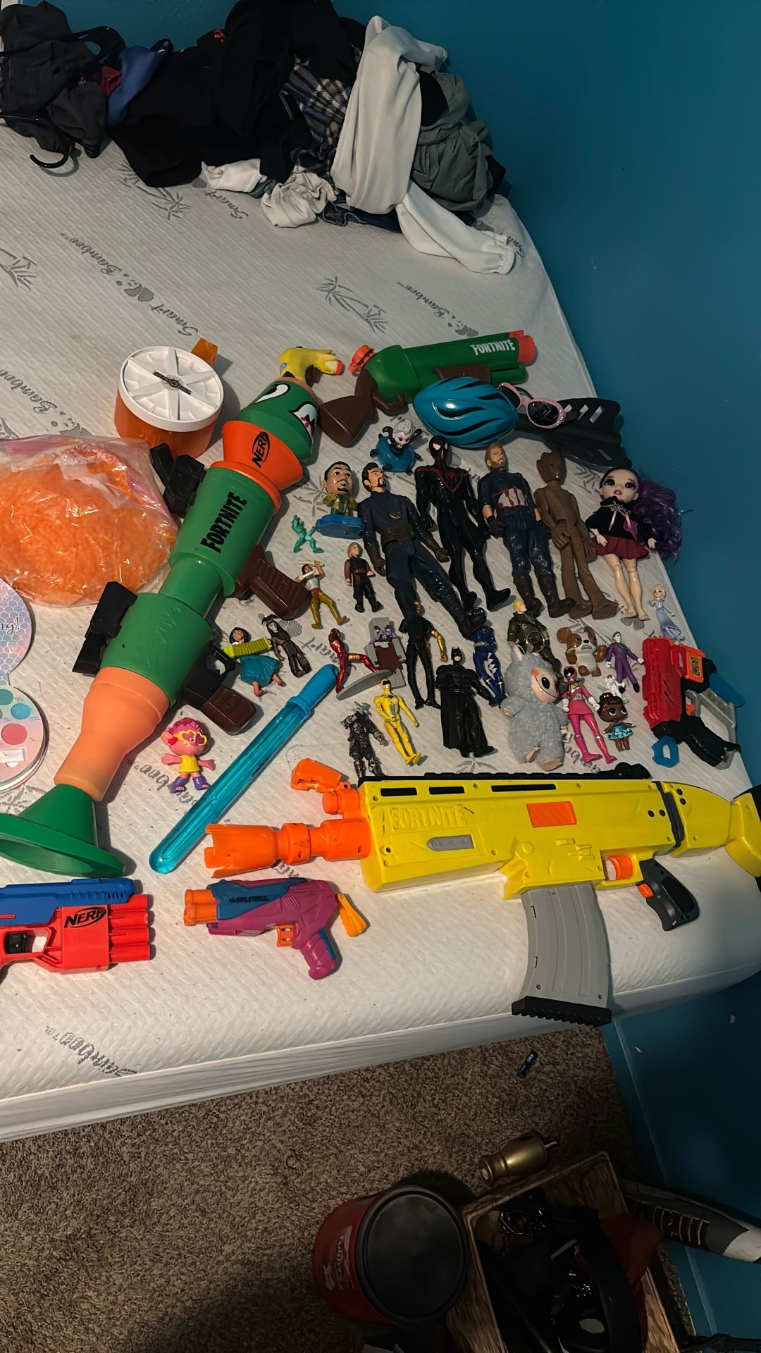 Toys, Dolls , Fortnight Nerf And More…
