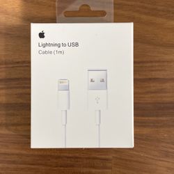 Apple iPhone Lightning To USB Cable (1m, Sealed)