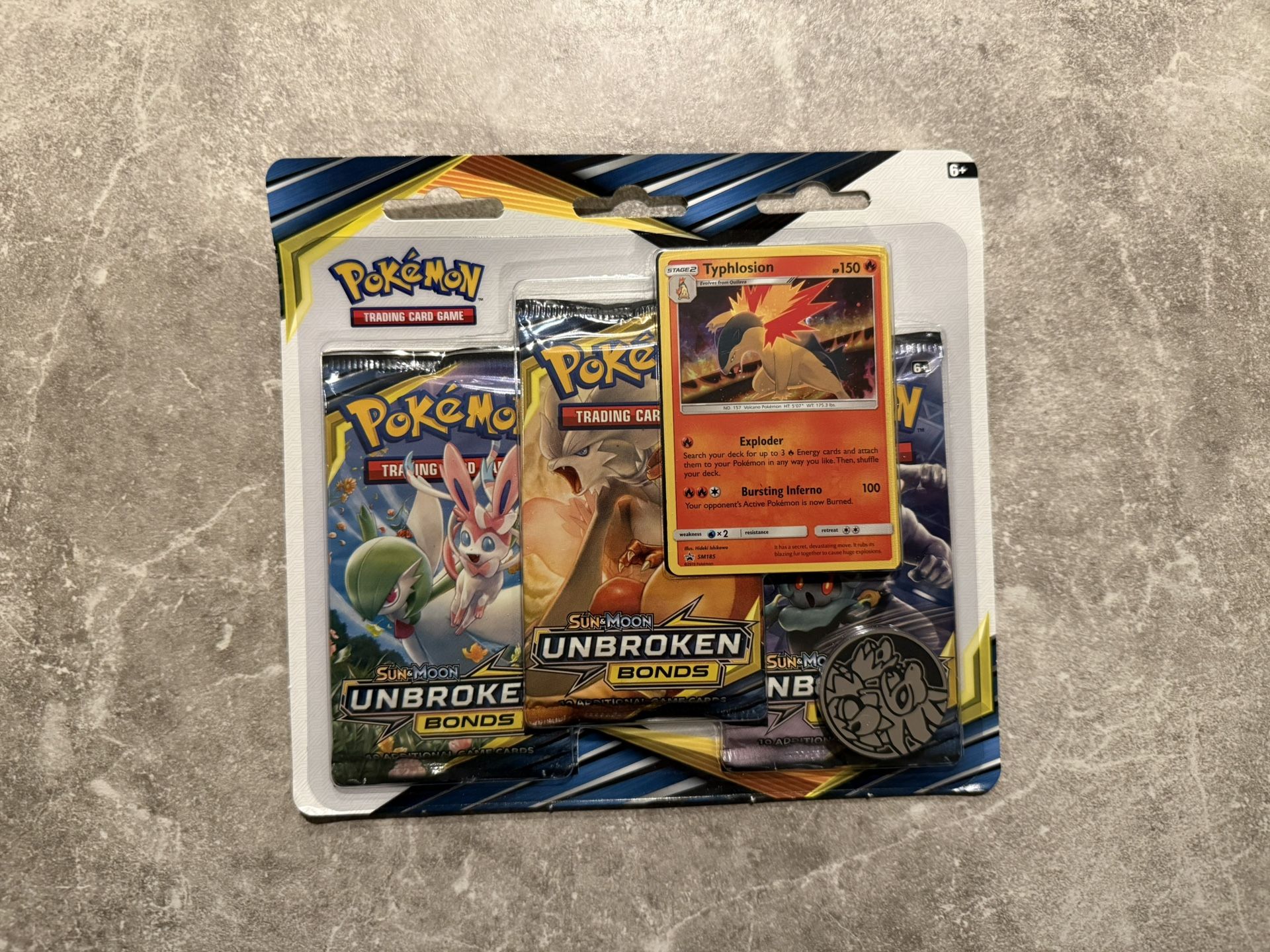 Pokemon Unbroken Bonds 3 Pack Blister