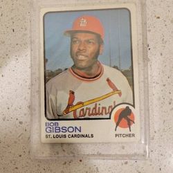 1973 Topps Baseball Card #190 Bob Gibson HOF St. Louis Cardinals