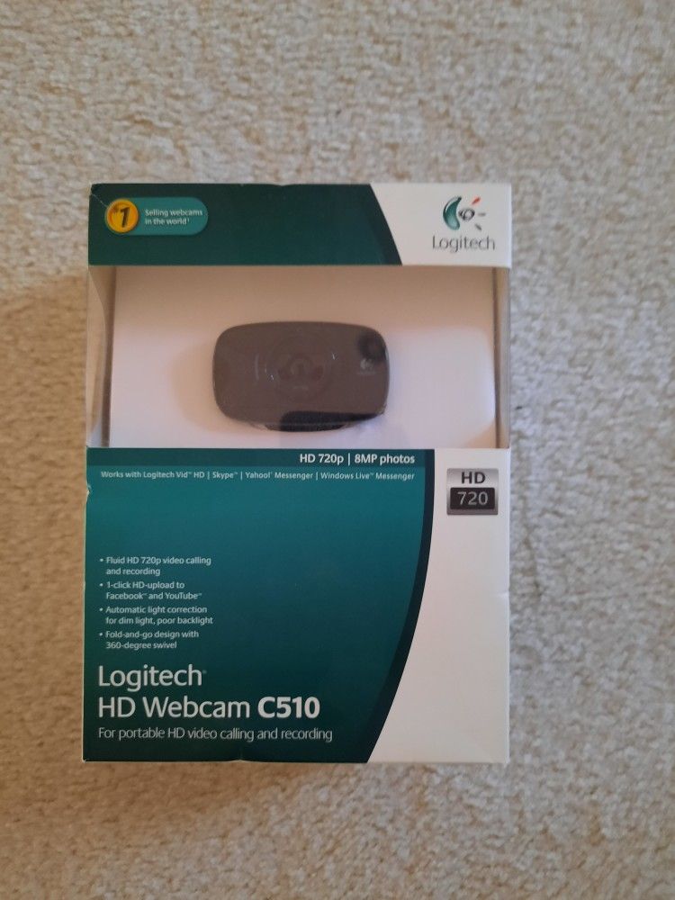 Logitech Web Camera New In Box