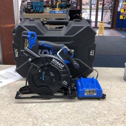 Kobalt XTR 24-Volt 7-1/4” Brushless Cordless Circular Saw With 1 4AH Battery- Charger - Case