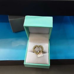 Women's Ring - Yellow Gold 10k (.417) 2.4 grams Size 8