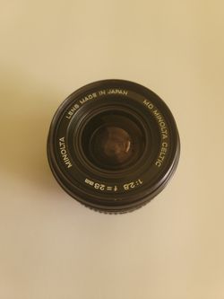 Minolta MD Celtic 28mm F 2.8 Camera Lens 
