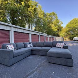 Grey Wayfair Sectional (Delivery Available)