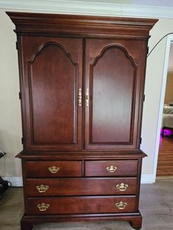 American Drew Cherry Wood Armoire