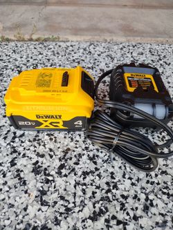 Battery and charger dewalt