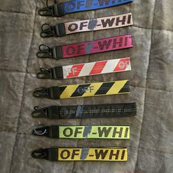 OFF-WHITE Industrial Keychains Nylon SUPREME With Branded Zip Tie & Bag Nike