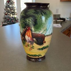 Rooster vase
