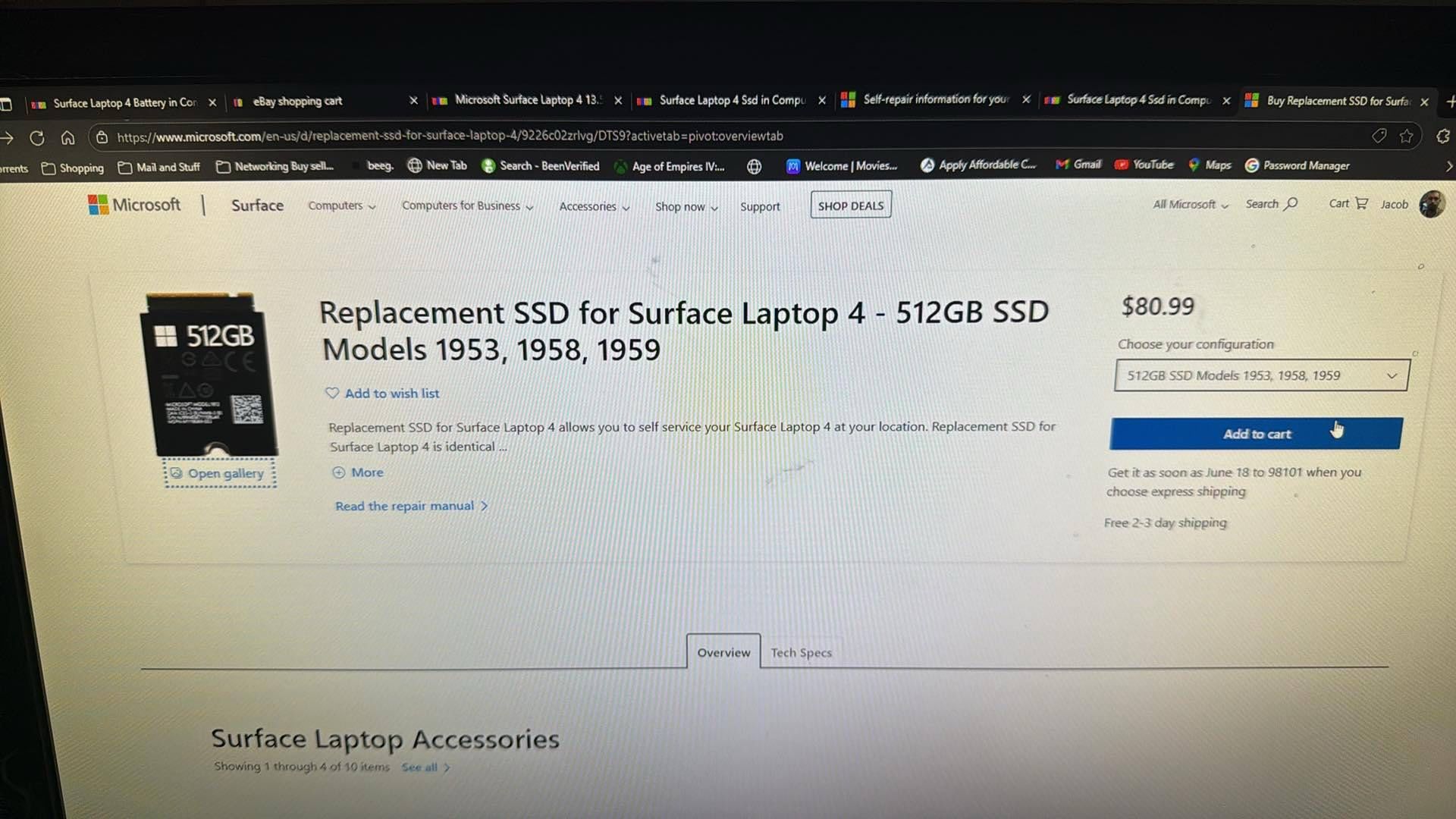 Microsoft Laptop 4