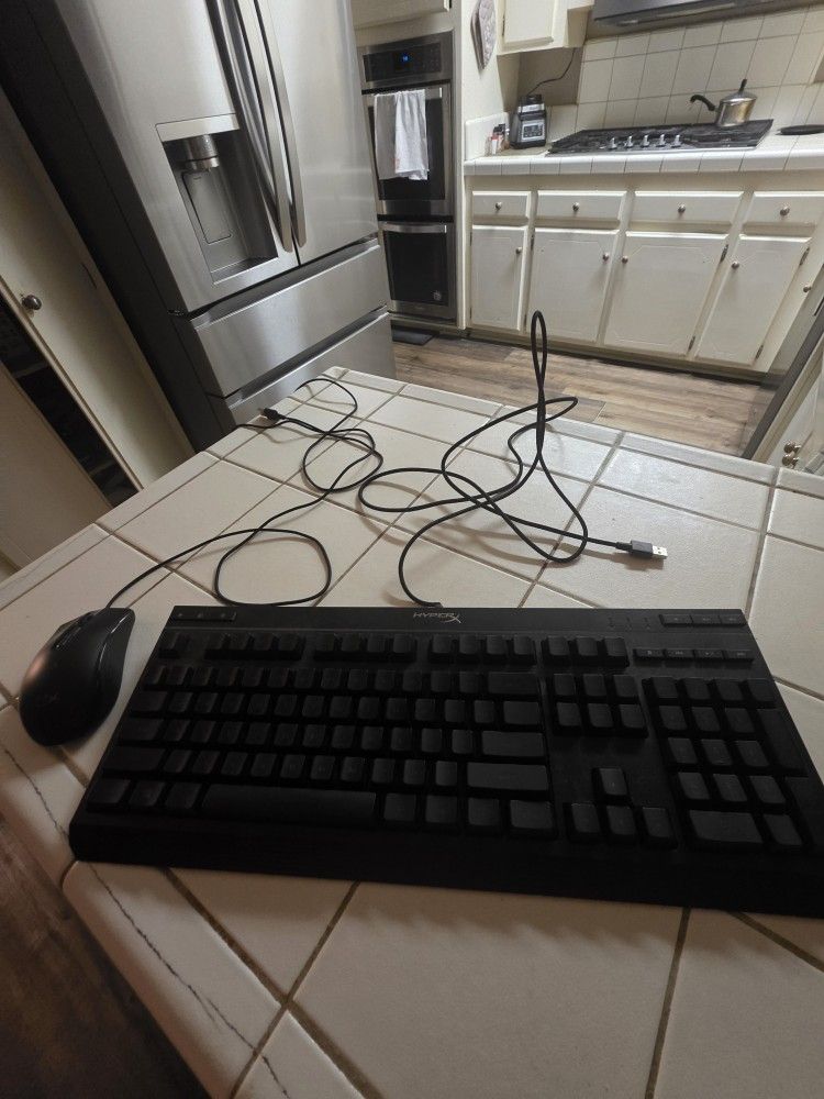 HyperX RGB Keyboard And Mouse