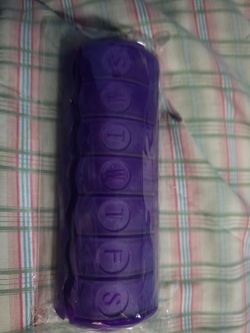 7-Day Weekly Pill Organizer Purple