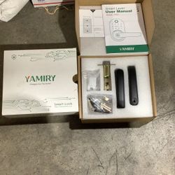 Smart Door Lock, Biometric Fingerprint, Keyless Entry, App Control, 6 Ways to Unlock, DIY Installation, Black