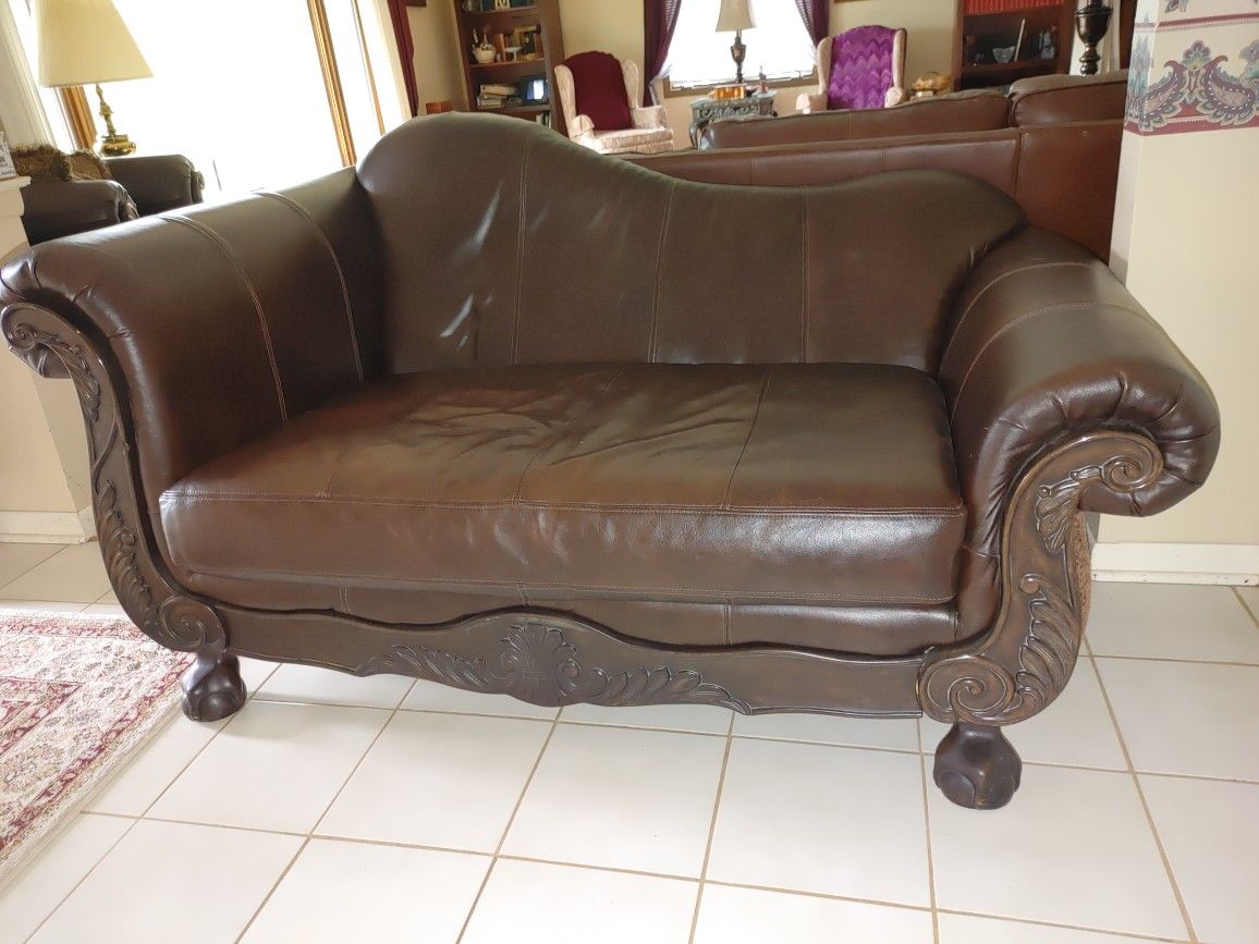 Leather Chair, Couch And Loveseat