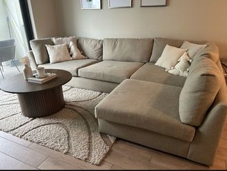 Harper Taupe Sectional Couch