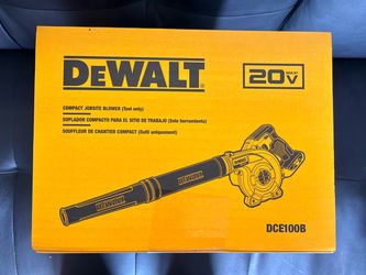 DEWALT DCE100B 20V MAX Compact Jobsite Blower