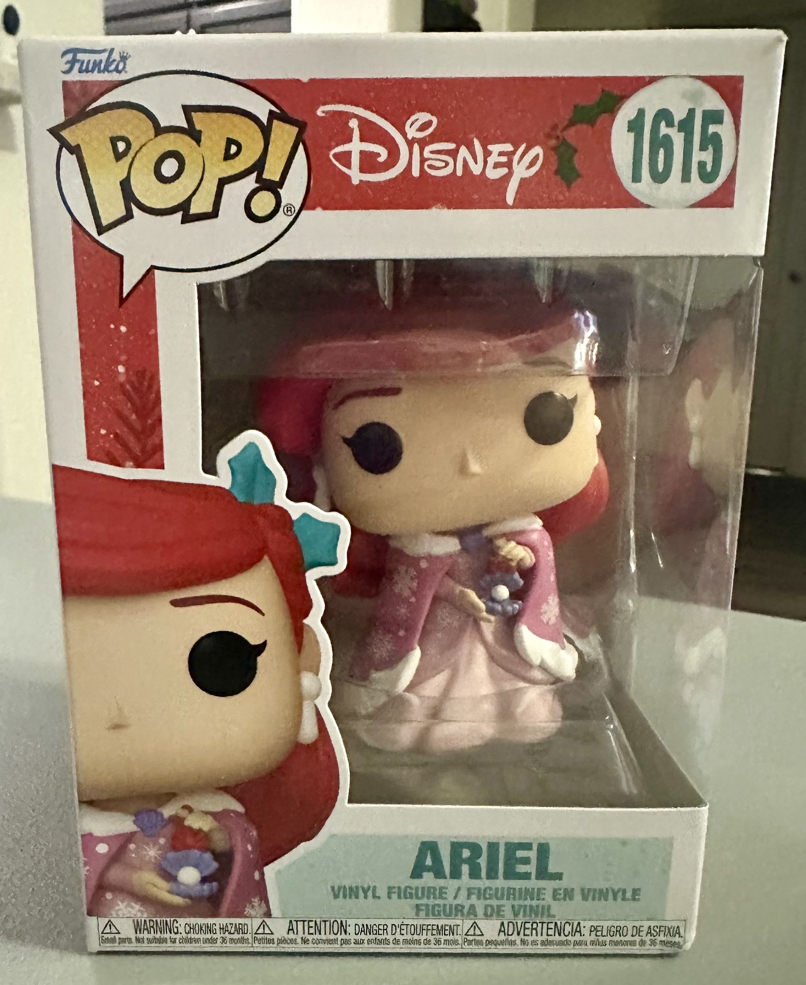 2025 Funko POP! Disney Princess The Little Mermaid #1615 Ariel Winter Christmas