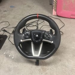 PlayStation pedal and steering wheel kit