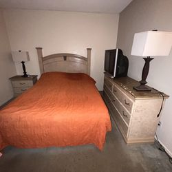 Bed, dressers, desk, lamps and tv all must go ASAP!!!