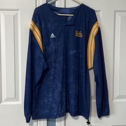 UCLA Long Sleeve Adidas Shirt/Parka  Medium
