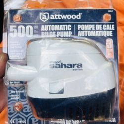 attwood automatic bilge pump (boat Pump)500gph 