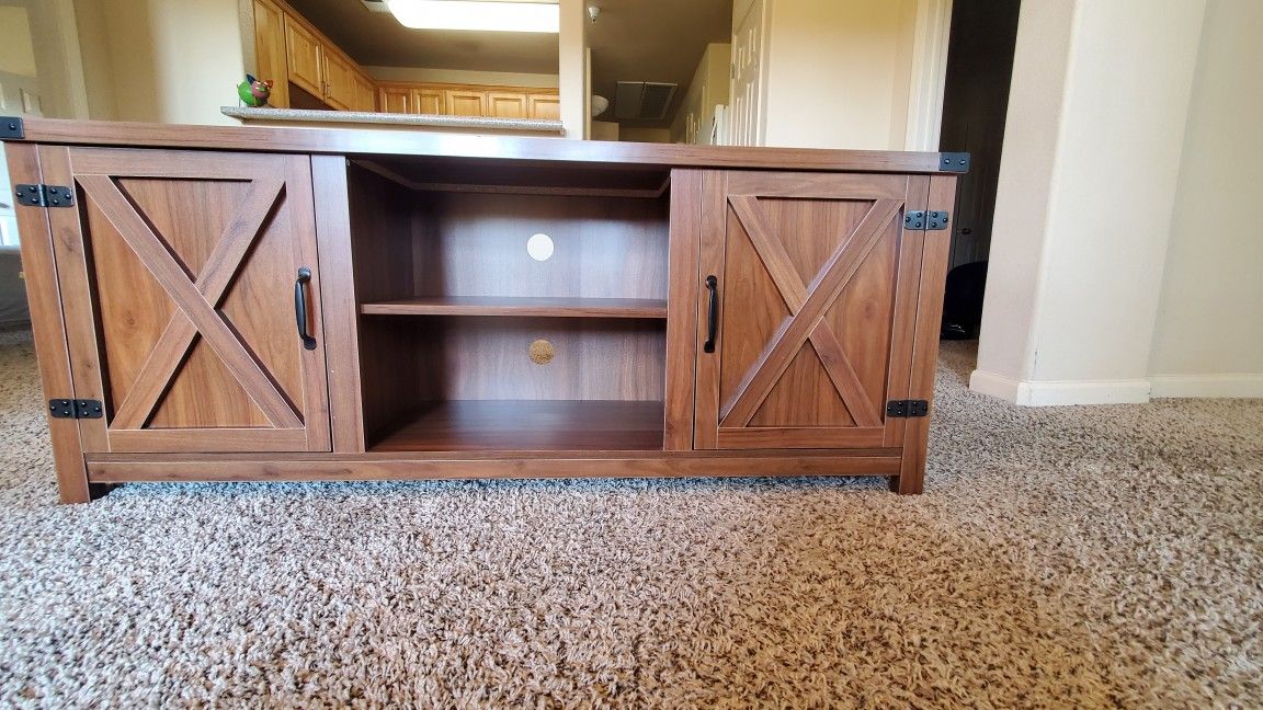 Modern Farmhouse TV Stand - Entertainment Center