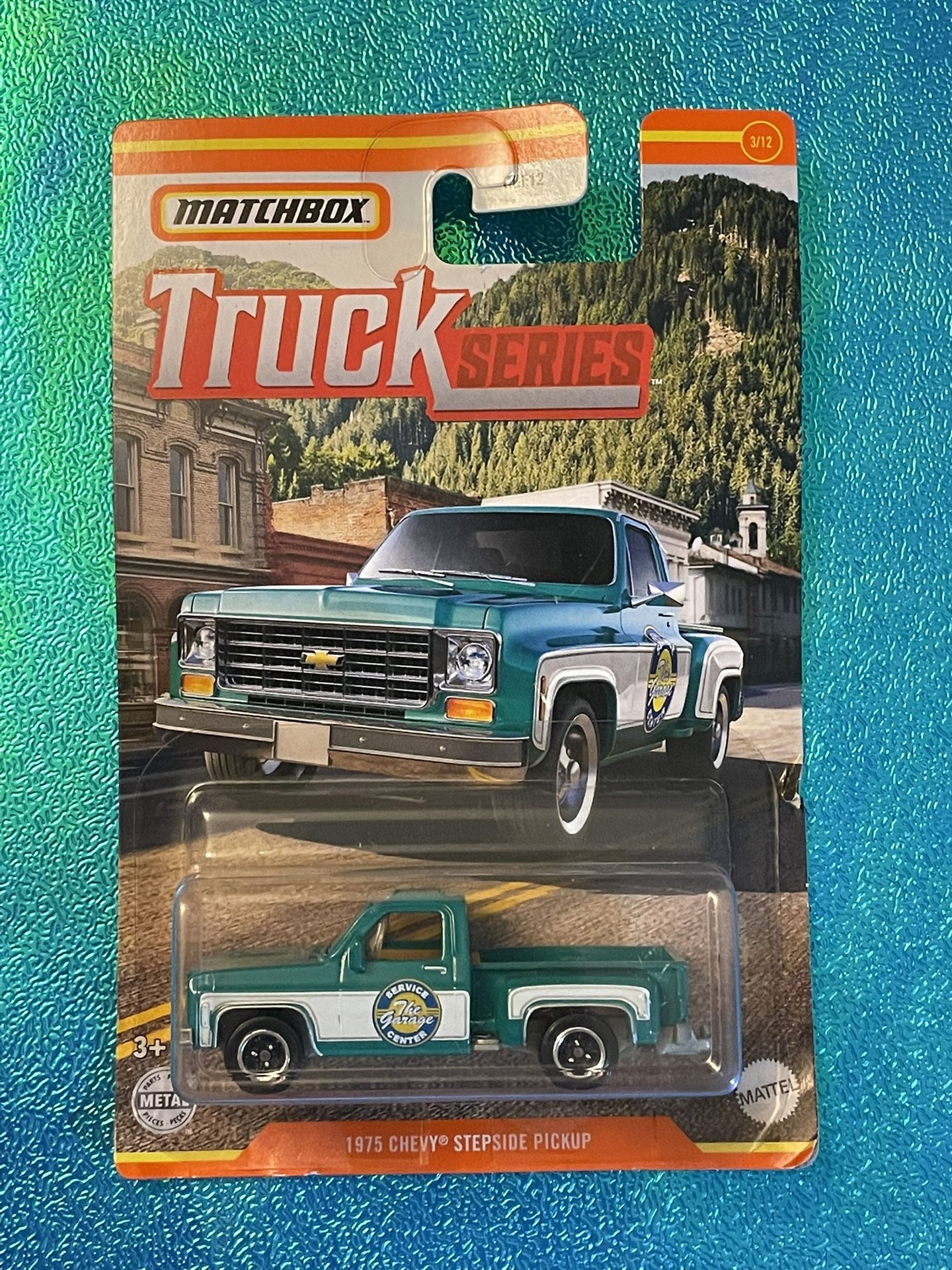 Matchbox 2021 TRUCK SERIES 1975 Chevy Stepside Pickup 3/12