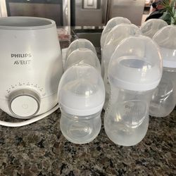 Philips Avent Bottle and Warmer BUNDLE