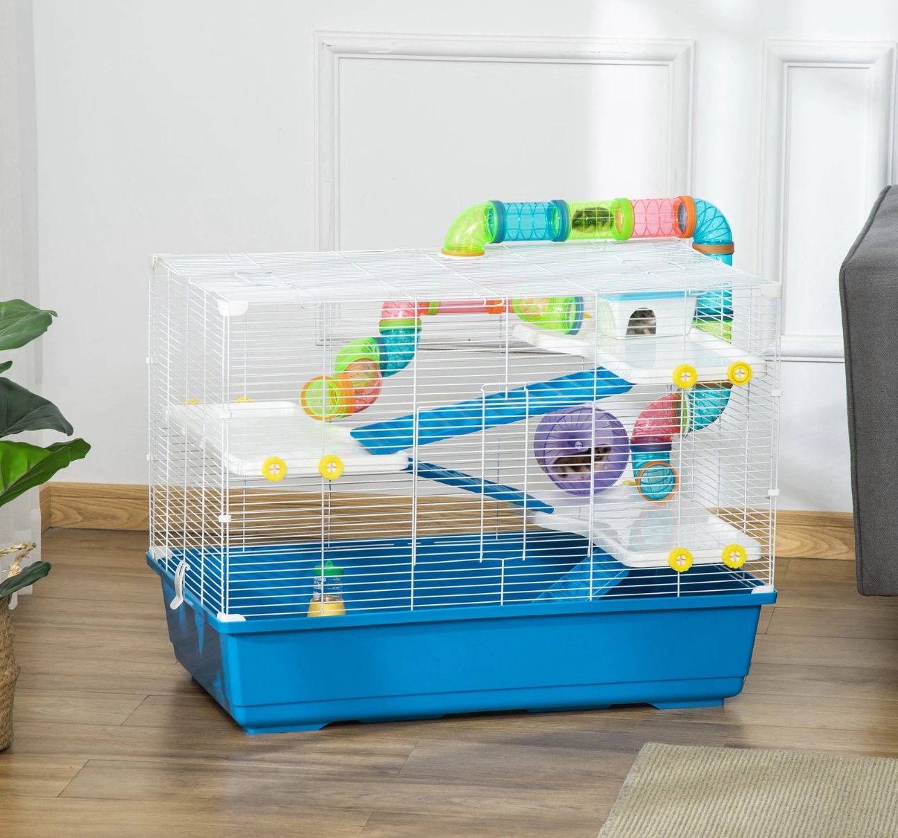 Pawhut Hamster, Gerbil Or Small Animal Cage