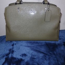 Coach Olive Green Lillie Carryall