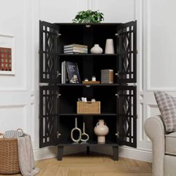 Brand New Tall Corner Cabinet Factory Sealed