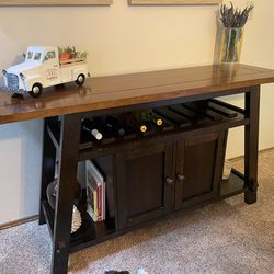 Dining Room Side Board With Wine Rack