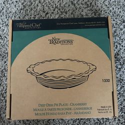 Pampered chef pie dish