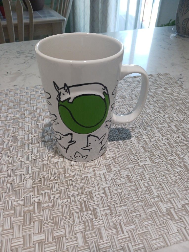 Starbucks "Doodle Dog" Tennis Ball Coffee Mug