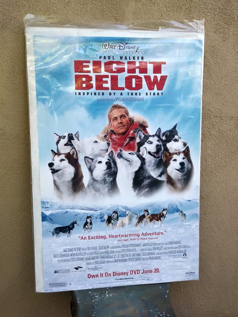 Movie Poster.EIGHT BELOW.PAUL WALKER