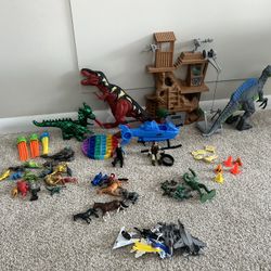 Toys - Rarring Dinos, Helicopter, Planes
