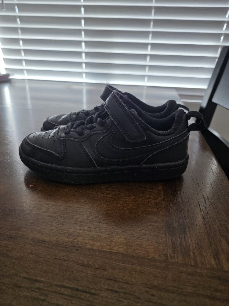Nike Boys Girls Black Shoes